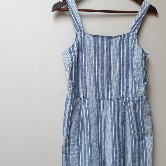 ONLY blue/white stripe jumpsuit - Picture 4 of 5